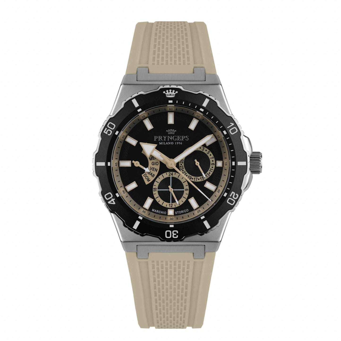 Orologio Pryngeps Jamaica 70° A1216 Bianco
