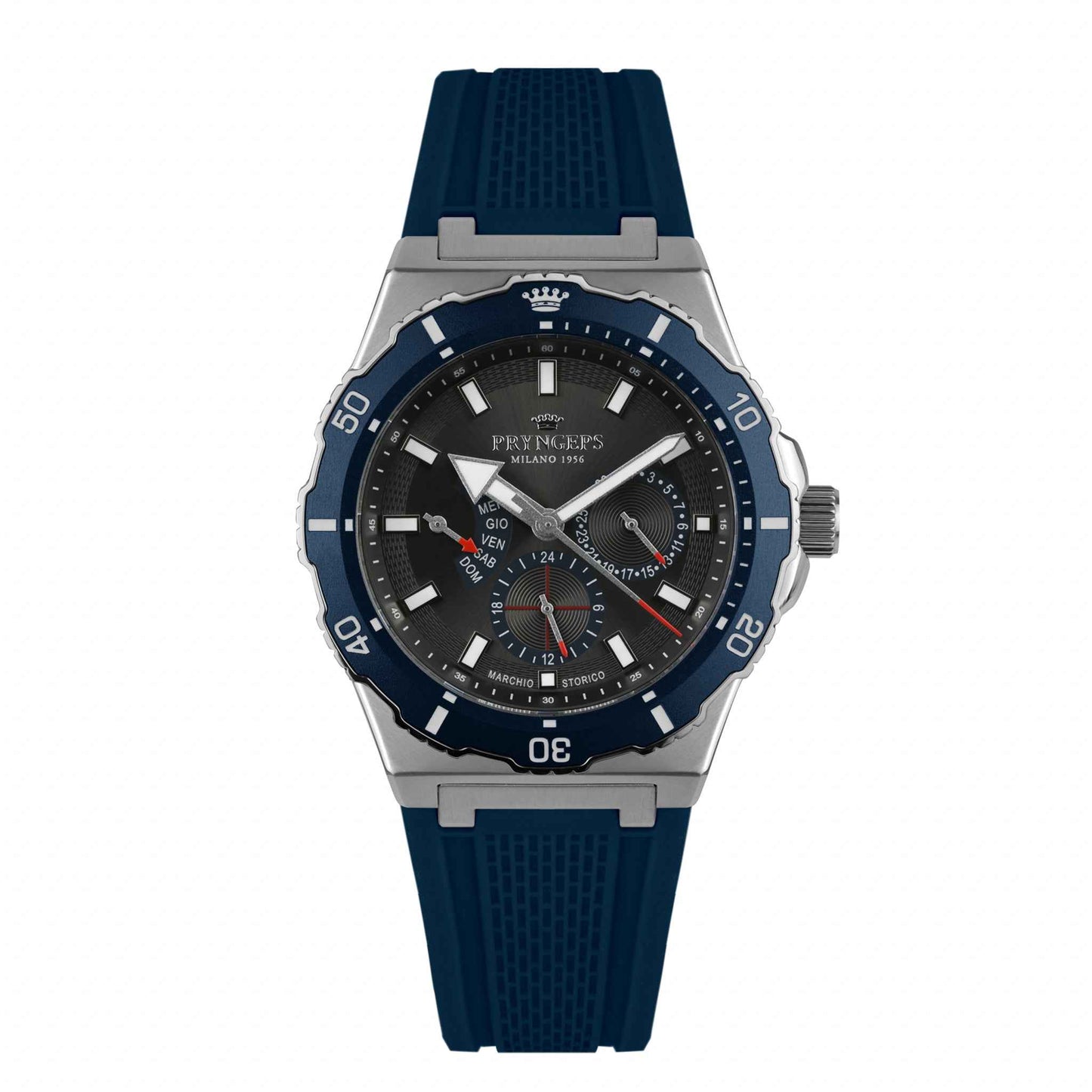 Orologio Pryngeps Jamaica 70° A1216 blu black