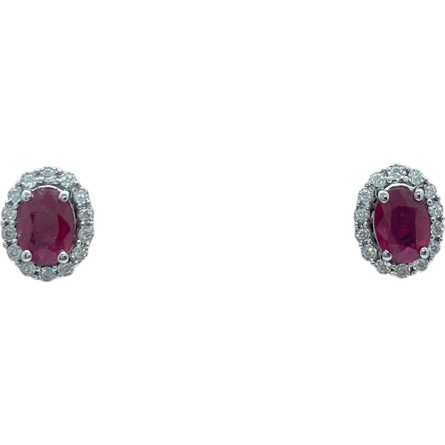 Orecchini DonnaOro in oro con diamanti e Rubini DOR10855.014