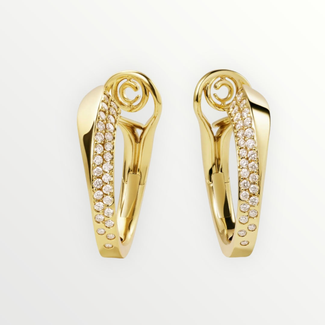 Orecchini Like in oro con brillanti Crivelli