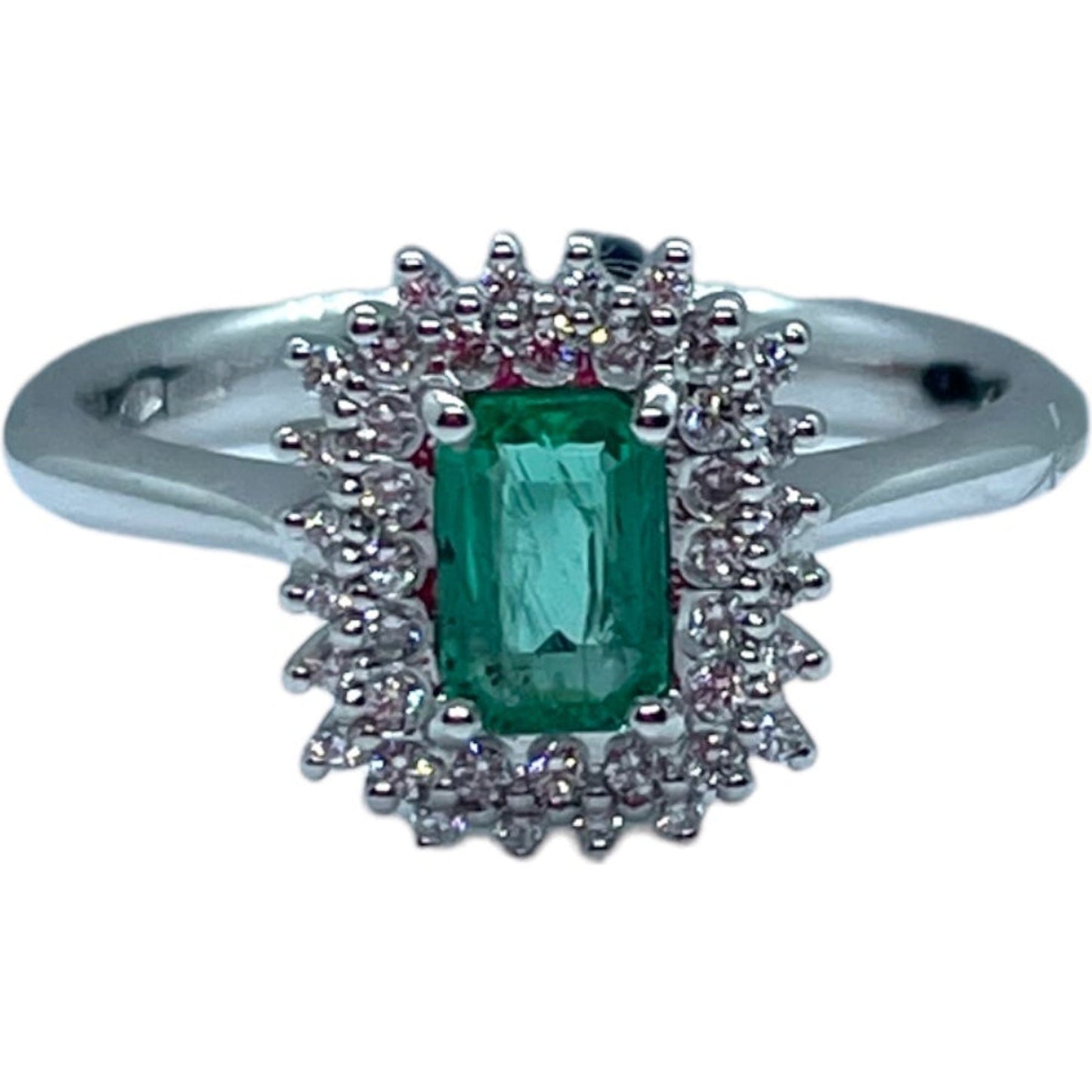 ANELLO RECARLO IN ORO DIAMANTI E SMERALDO R77CC002/SM