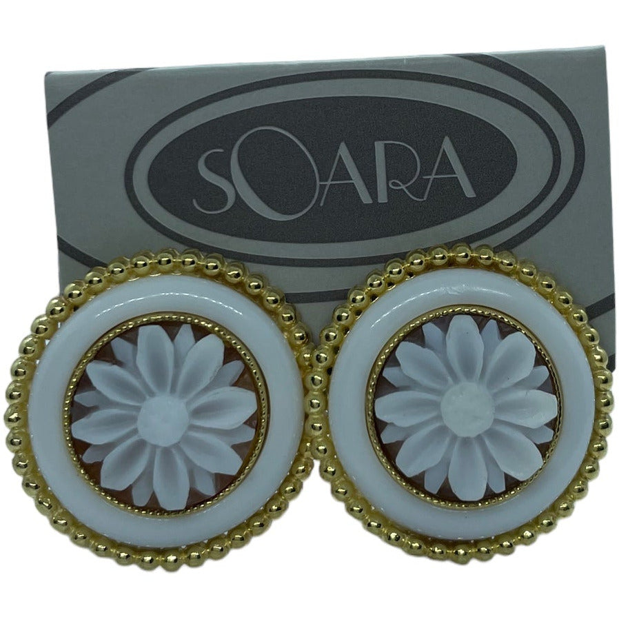 orecchini da donna in argento con cameo Soara