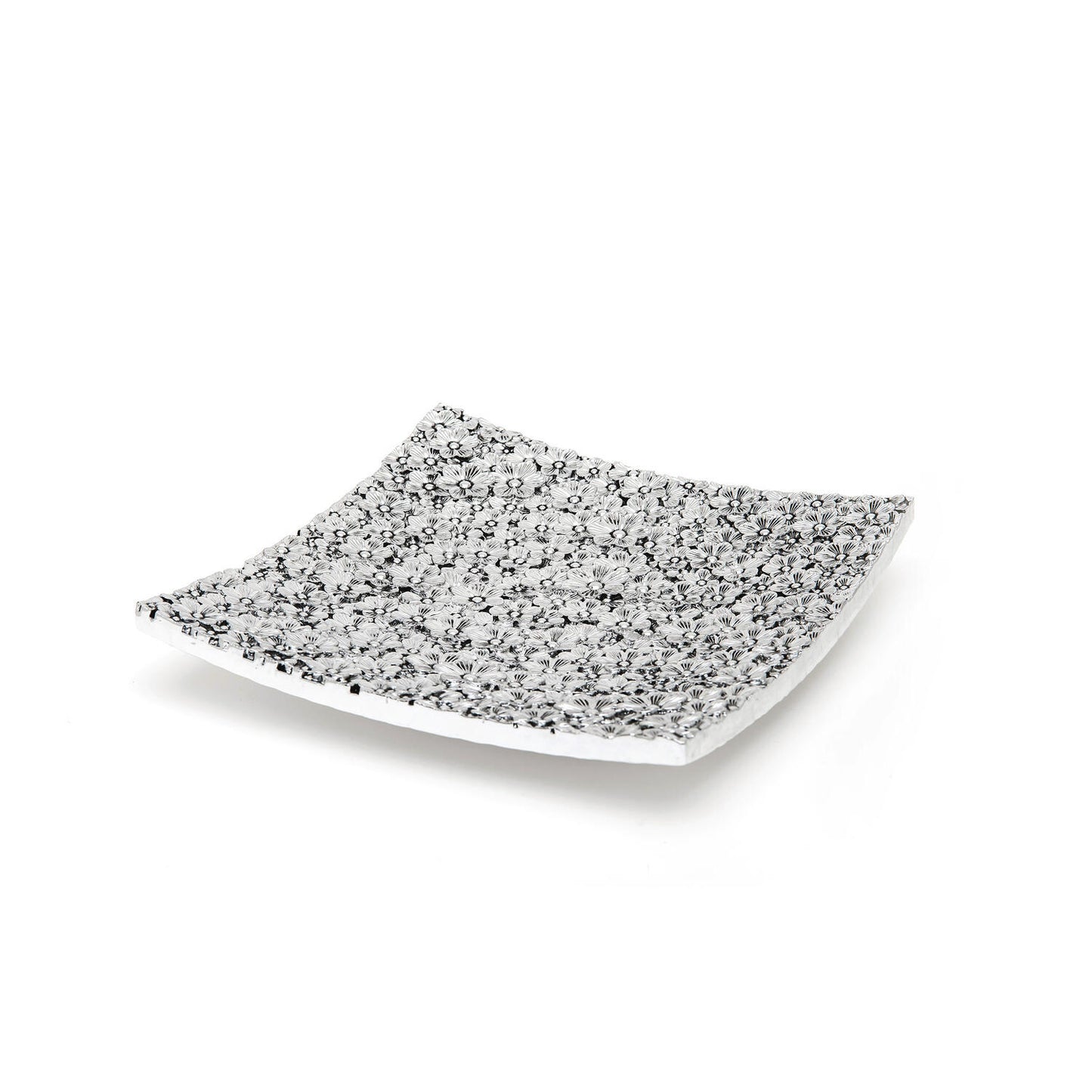 Sequenze - Centrotavola Floreale Argento 25x25 cm sq2333/3