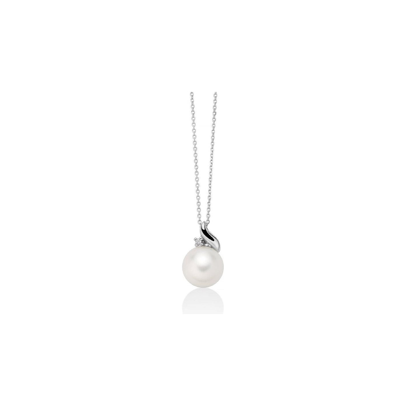 Collana Miluna in oro con perla e diamanti - PCL6556