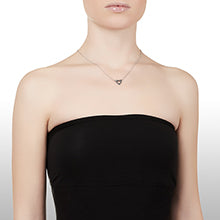 Black COLLANA MINI SWING CUORE 10265 DI GIOVANNI RASPINI