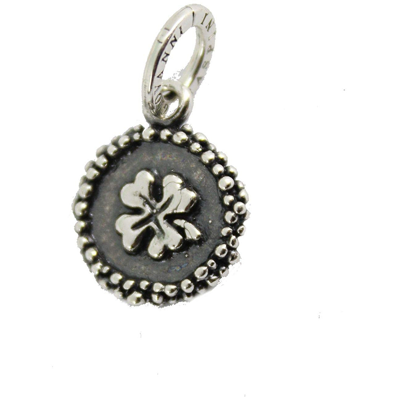 Dark Slate Gray Charms Giovanni Raspini | QUADRIFOGLIO PERLAGE 10637