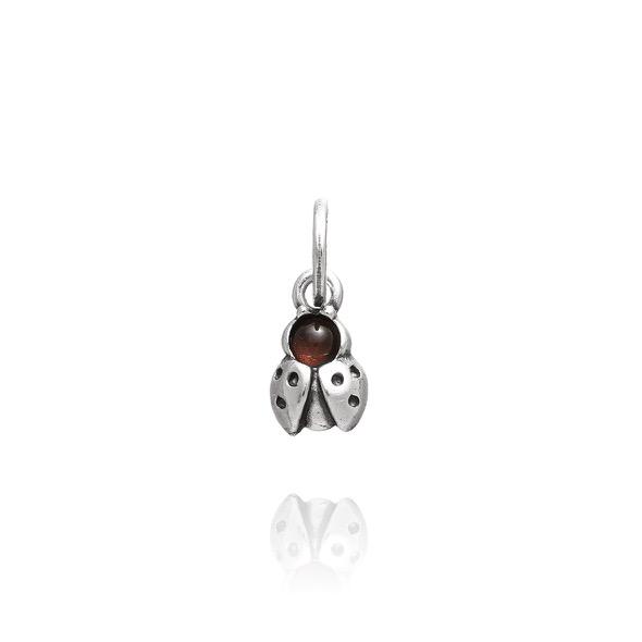 Light Gray Charms Giovanni Raspini | Coccinella color 10978