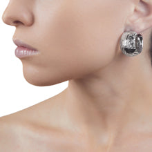 Tan ORECCHINI MOON CROCODILE 11154 GIOVANNI RASPINI