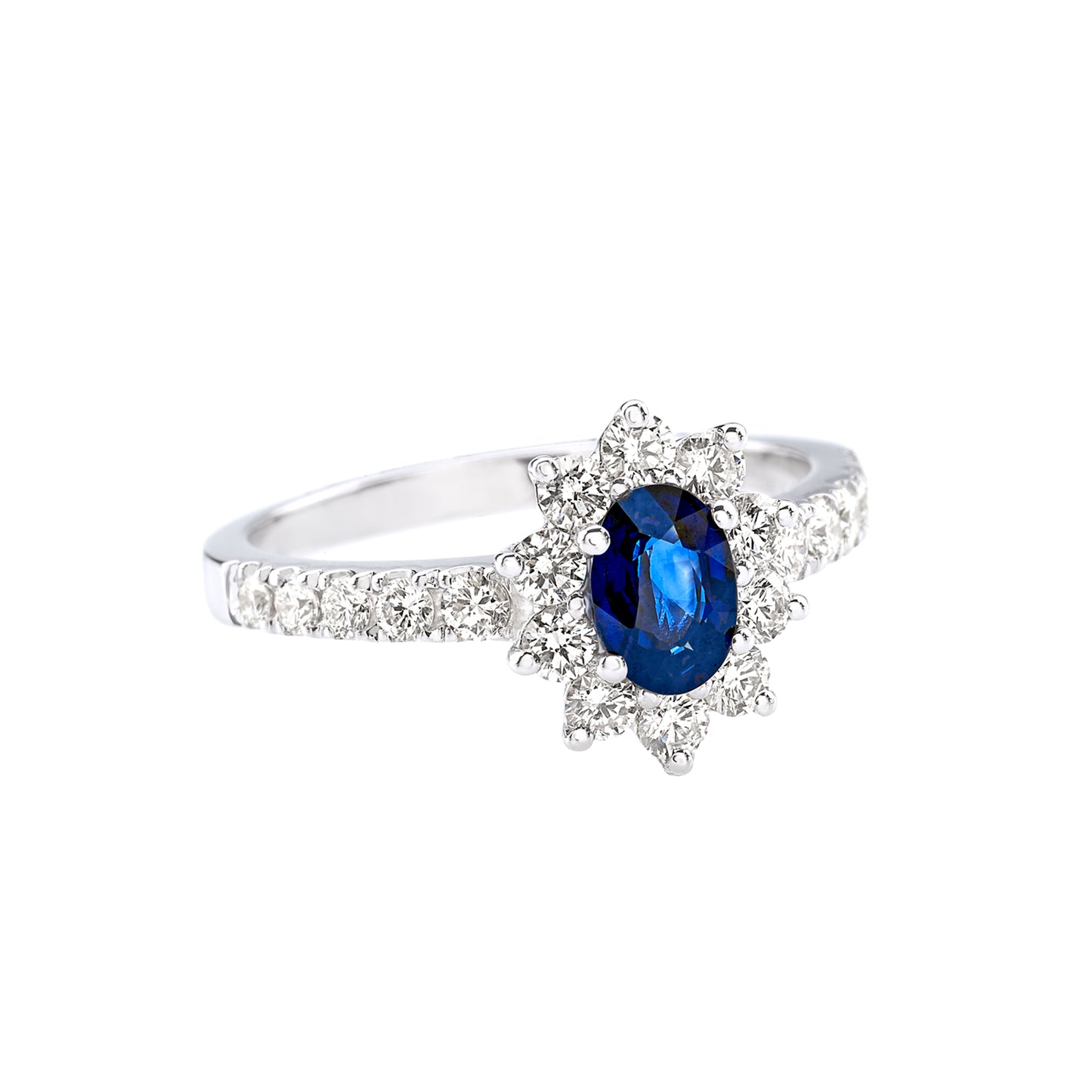 Midnight Blue ANELLO IN ORO BIANCO, DIAMANTI E ZAFFIRO AB16887BZ