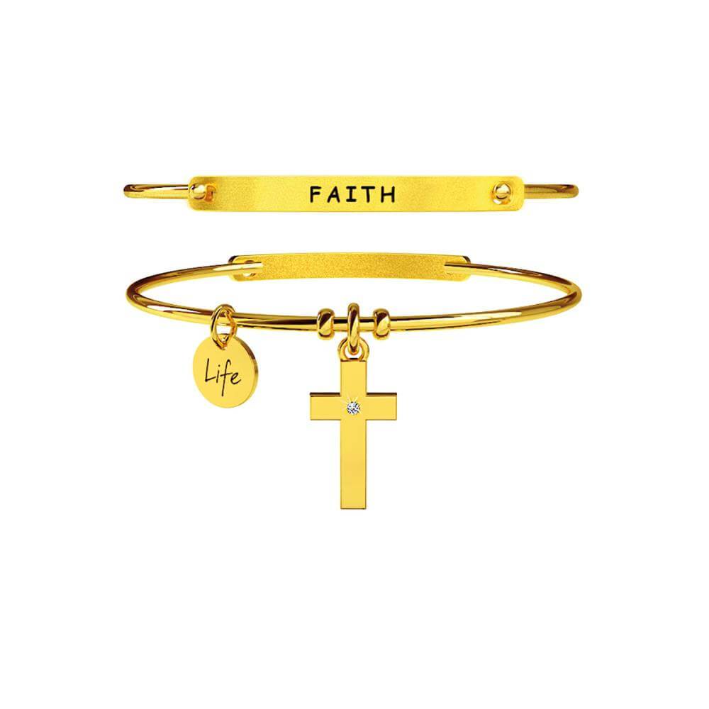 Sandy Brown Bracciale Kidult da donna Croce | Fede