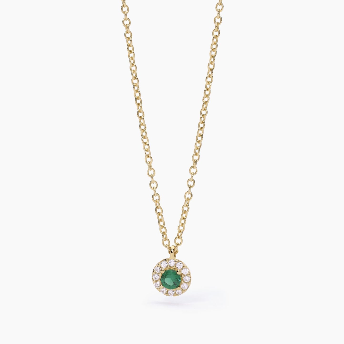 Snow Collana con smeraldo sintetico MILANESIENNE MABINA 553492