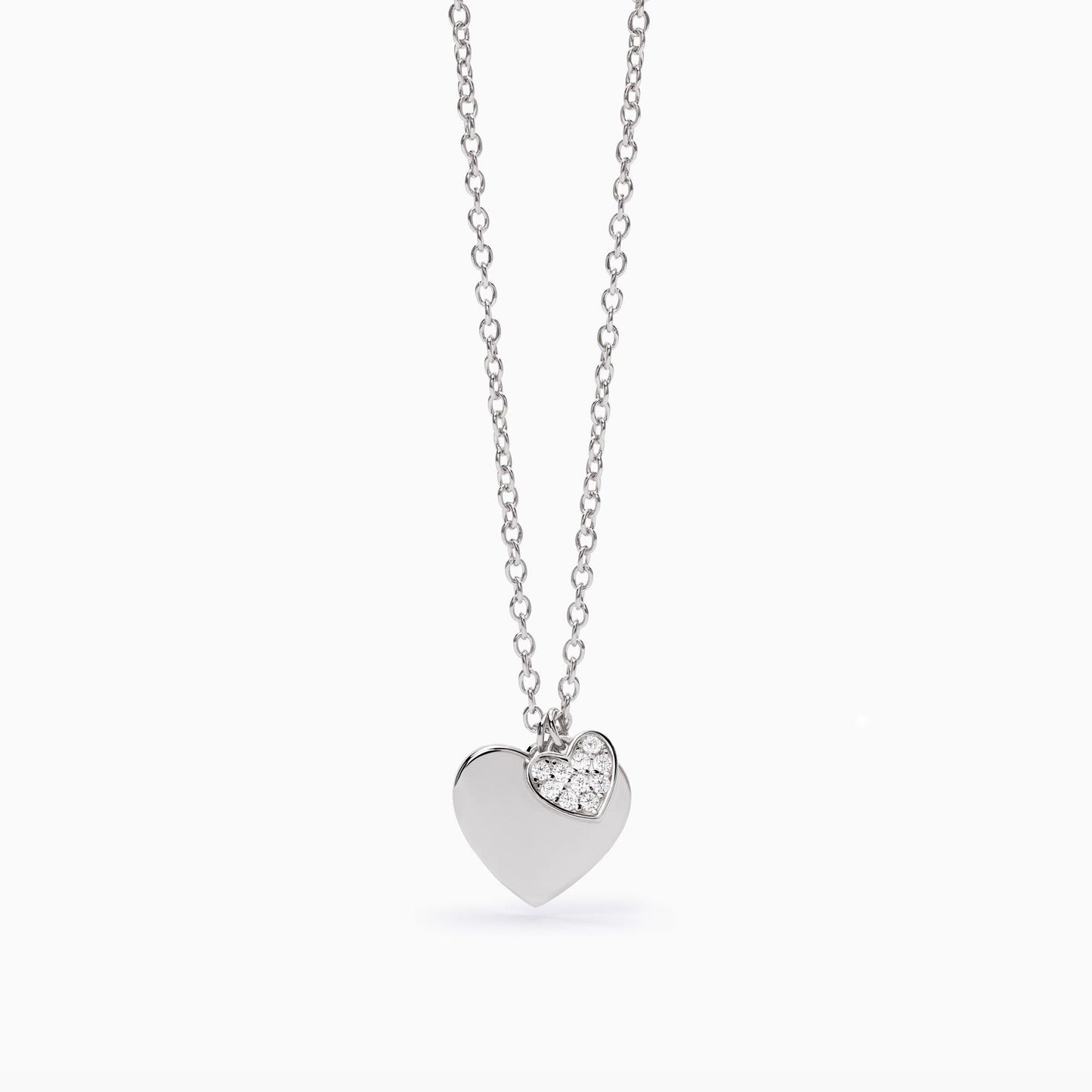 Snow Collana con doppio cuore SOLO TUO MABINA 553506