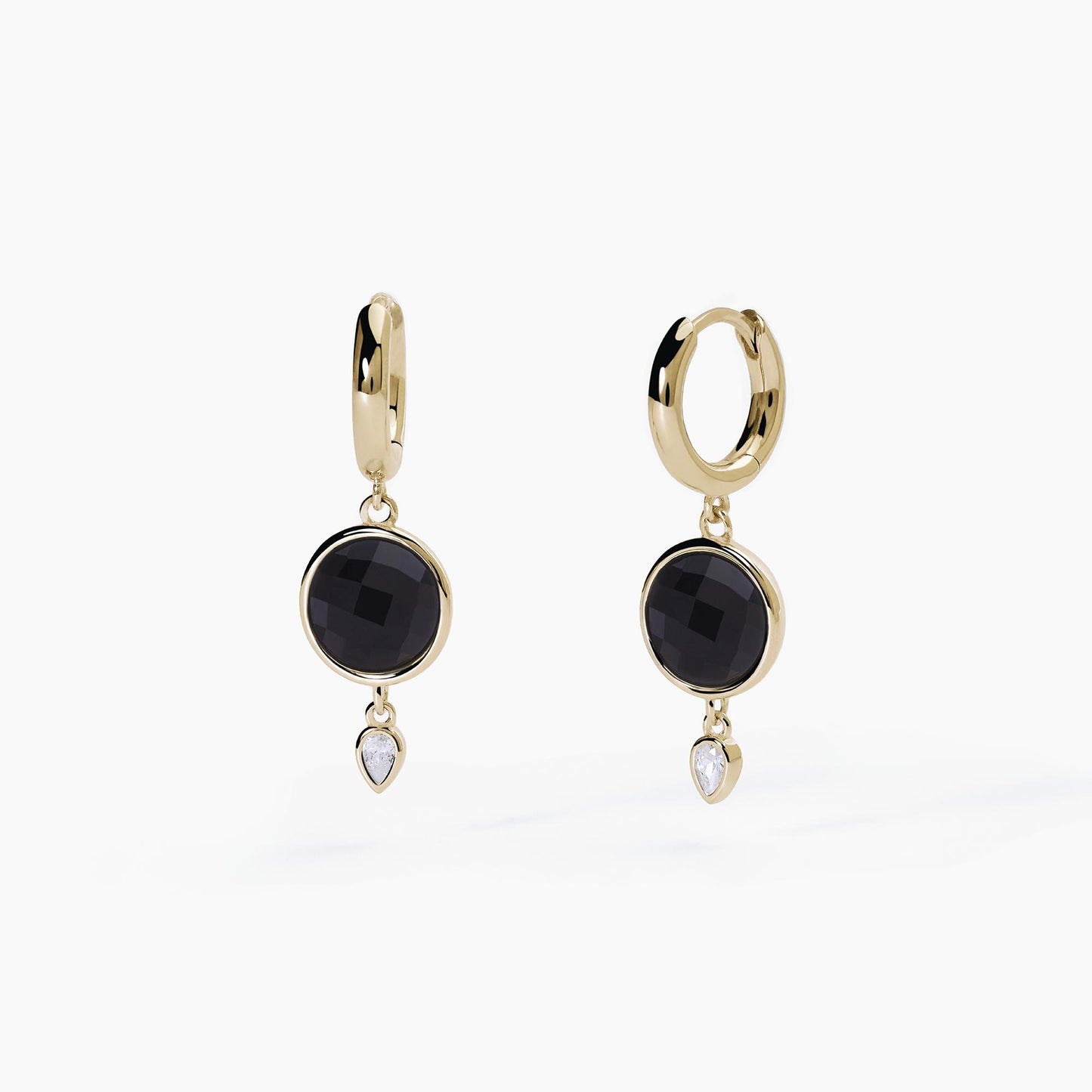 Orecchini in argento con pendente in agata nera COLETTE Mabina 563586