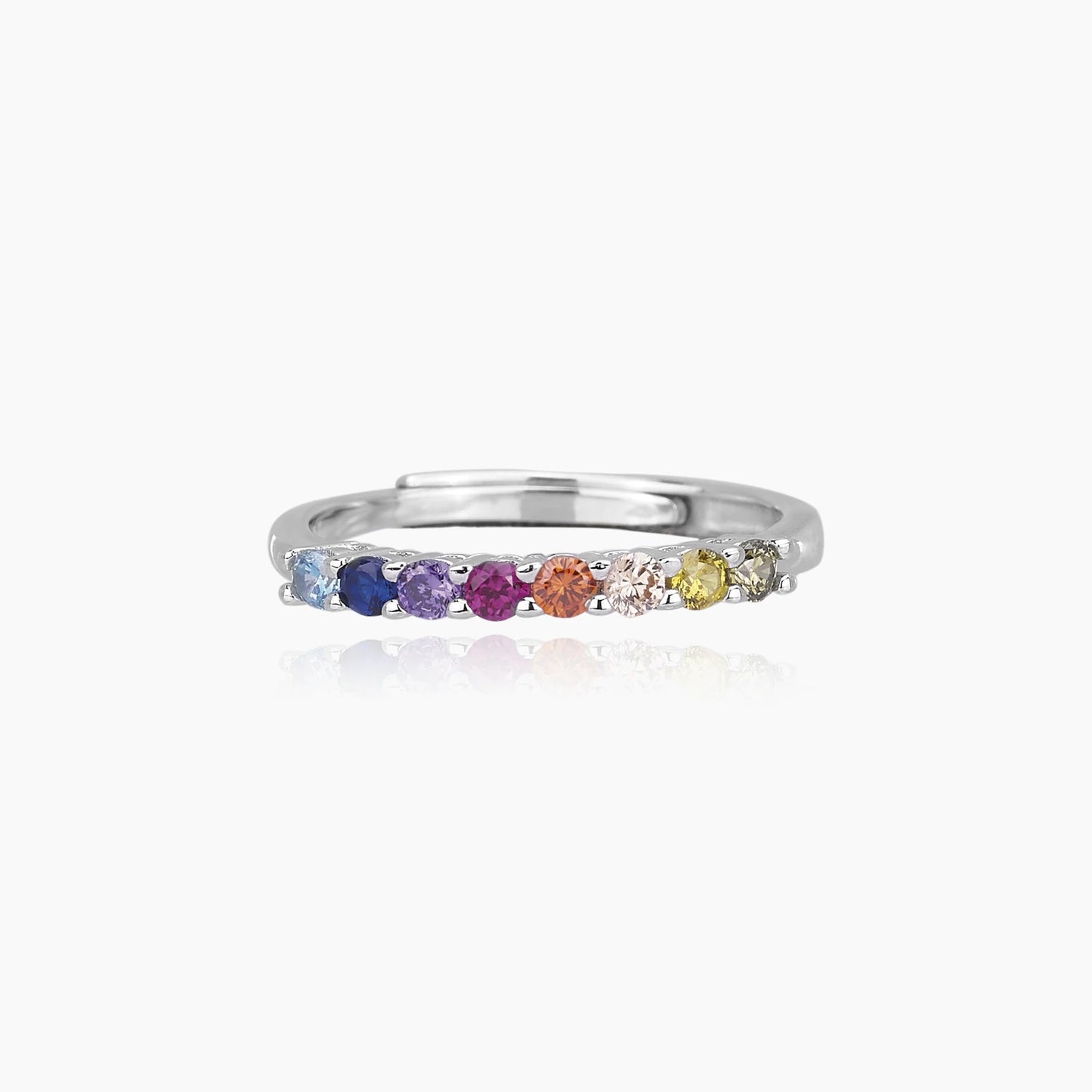 Anello Veretta multicolor mezzo giro Mabina 523158