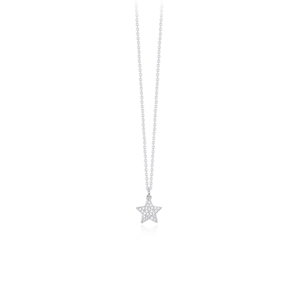 Light Gray Collana con stella Donna Mabina 553295