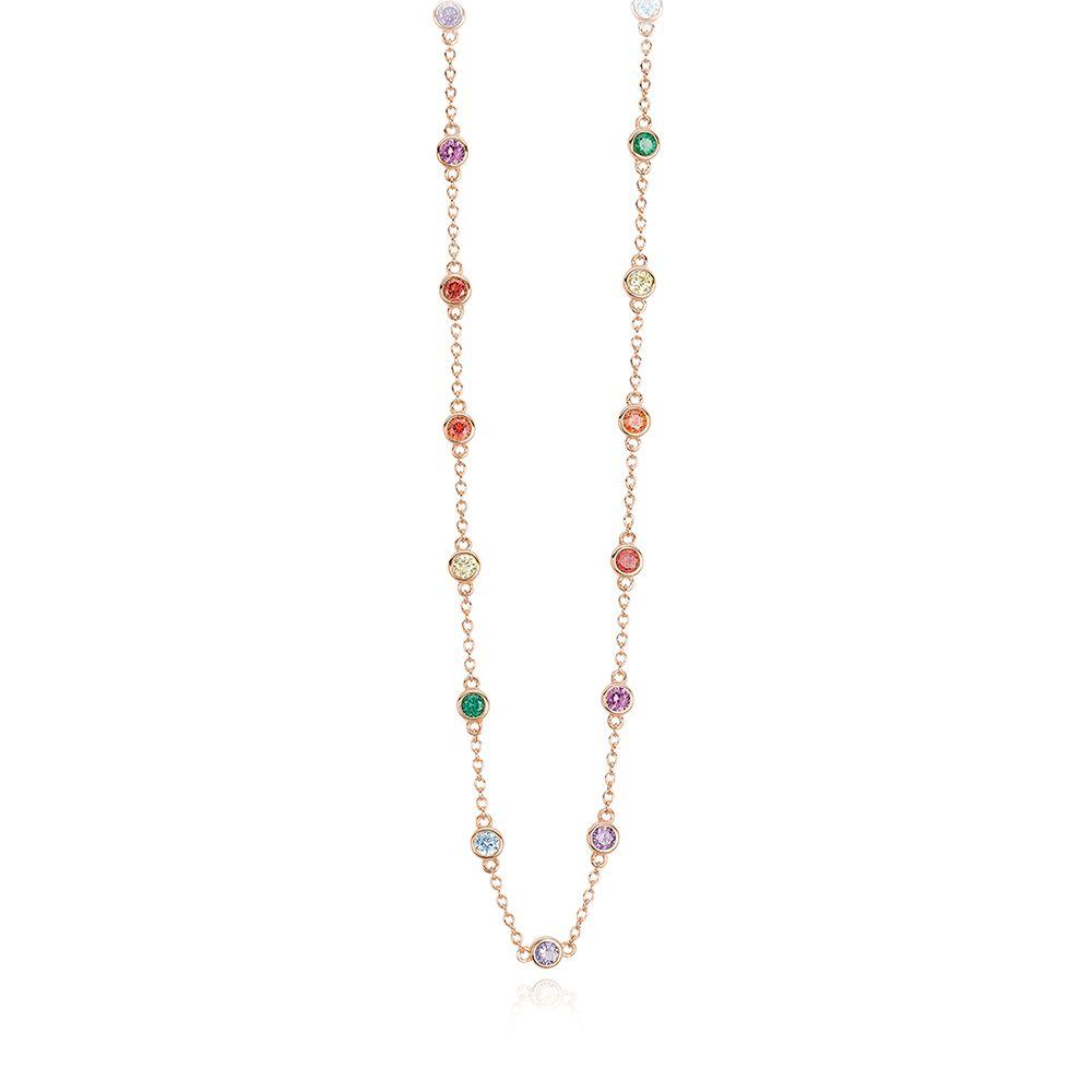 Beige COLLANA MULTICOLOR 553312 MABINA