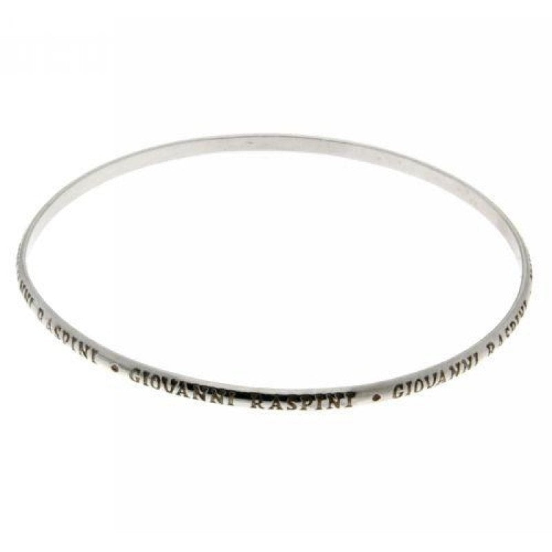 BRACCIALE BANGLE LOGO UN FILO DI GIOVANNI RASPINI DIAMETRO mm 60 7109 S - Punto Gioielli
