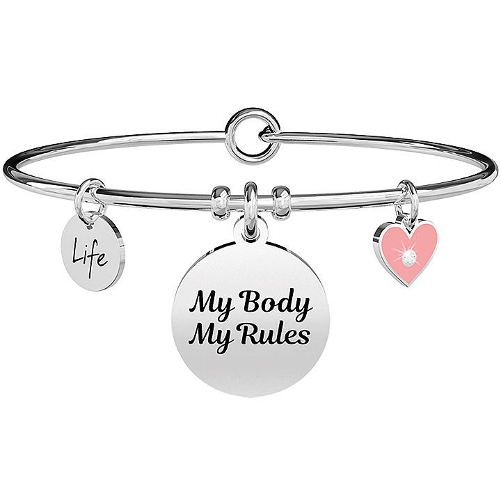 Light Gray Bracciale Kidult donna MY BODY MY RULES 731720