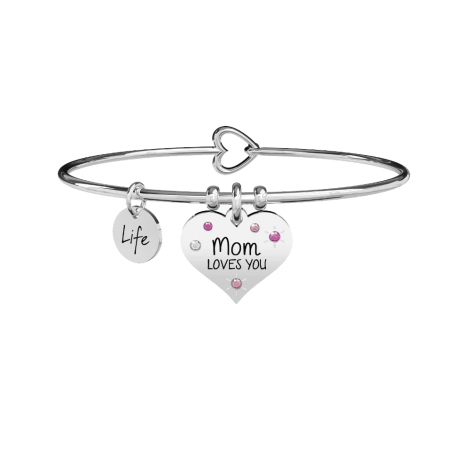 Light Gray Bracciale Kidult MOM LOVES YOU 731902