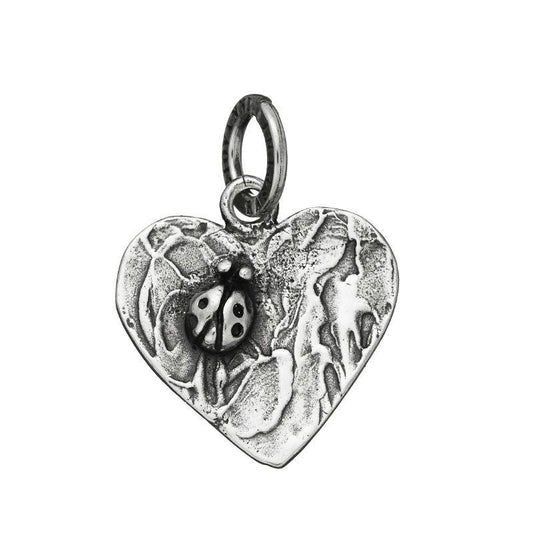 Light Gray Charms Giovanni Raspini |  LA COCCINELLA NEL CUORE 8742