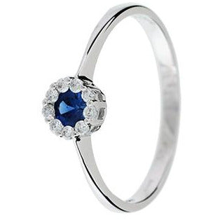 Light Gray ANELLO IN ORO BIANCO, BRILLANTI E ZAFFIRO GIORGIO VISCONTI ABX15041Z