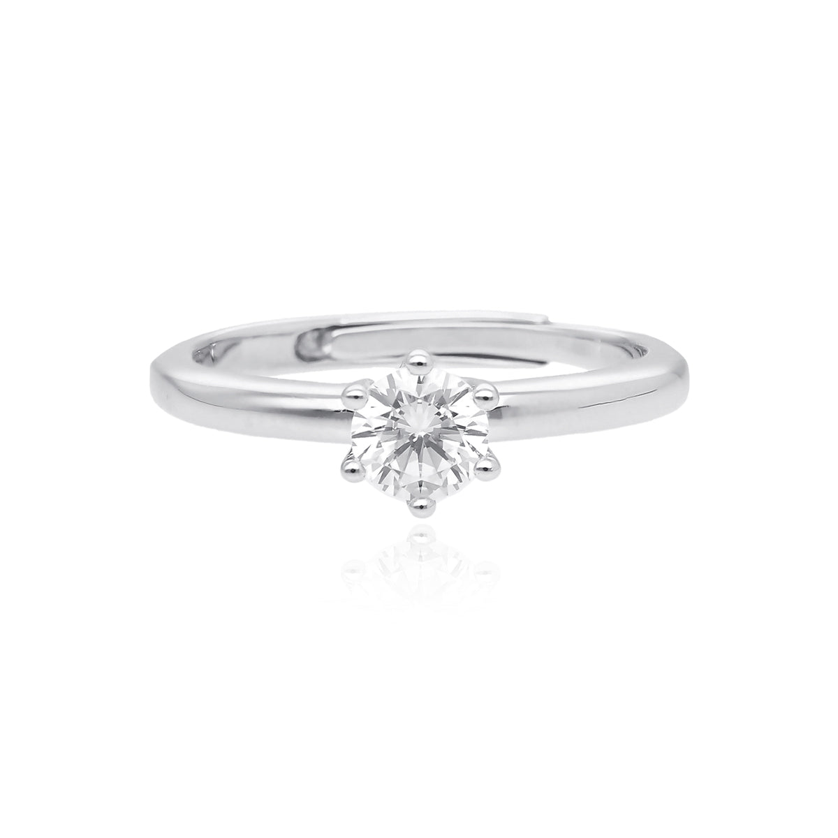 Light Gray ANELLO SOLITARIO MABINA 523177