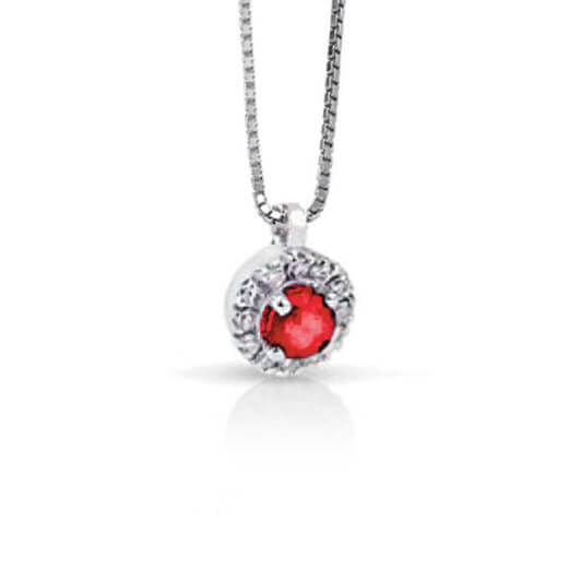 Collana DonnaOro Rubino e Brillanti - DHPR7201.004
