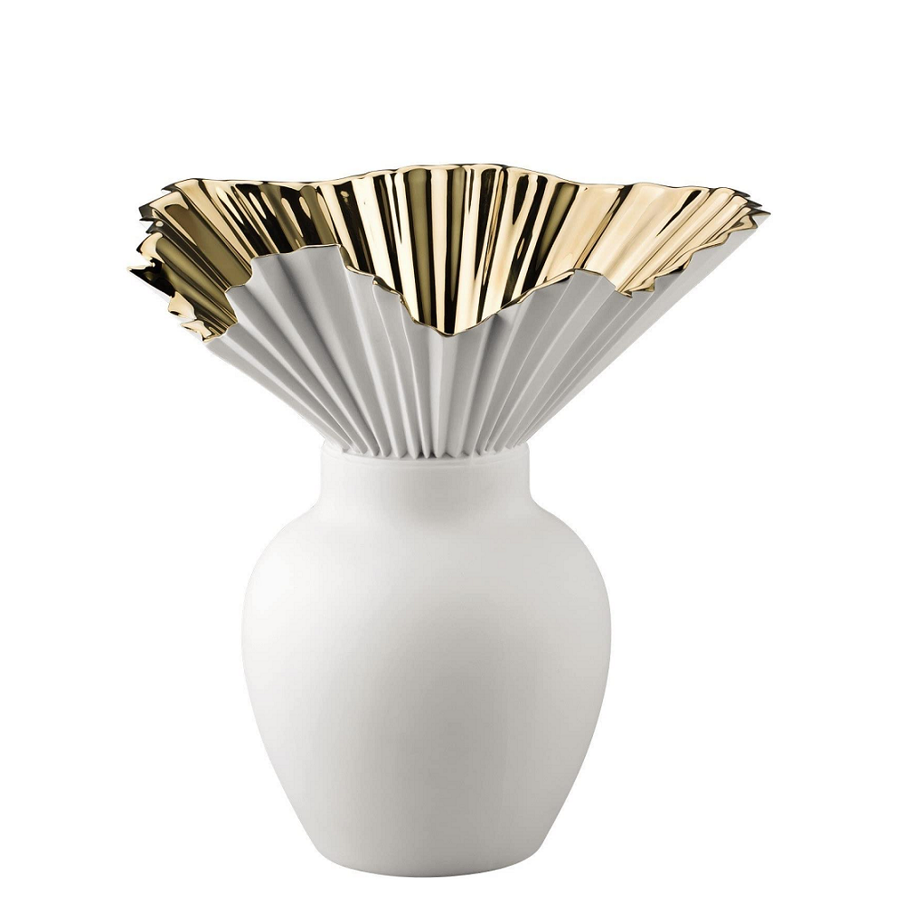 Gray Vaso “Falda Gold” Rosenthal Studio-Line 14438