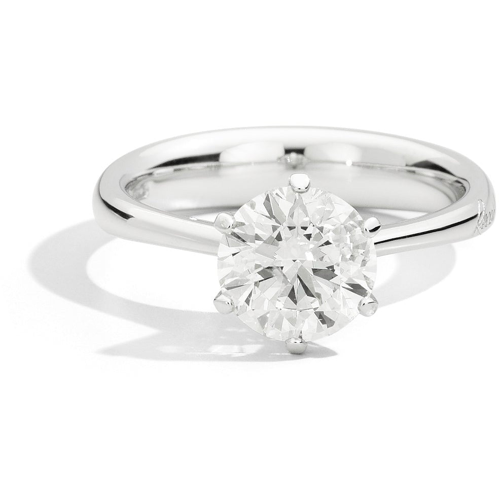 Anello solitario Recarlo Anniversary in oro bianco e diamanti R01SO014/032