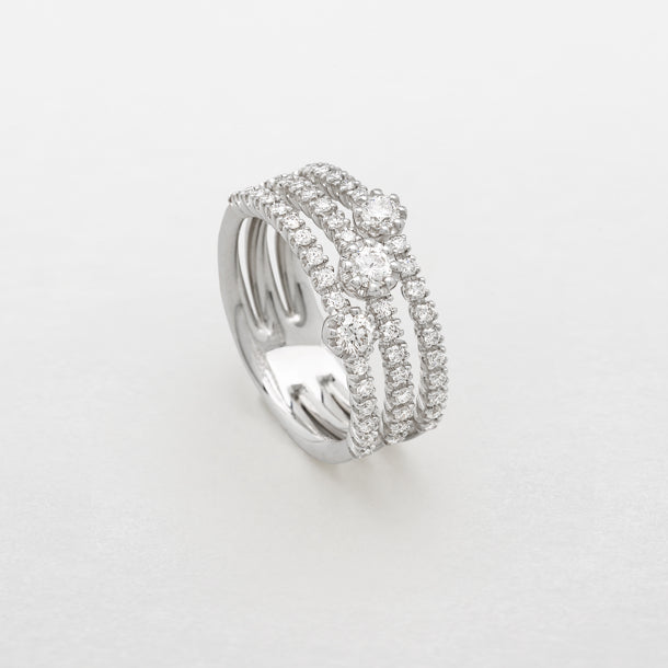 Lavender ANELLO IN ORO BIANCO E DIAMANTI GIORGIO VISCONTI AB17002B