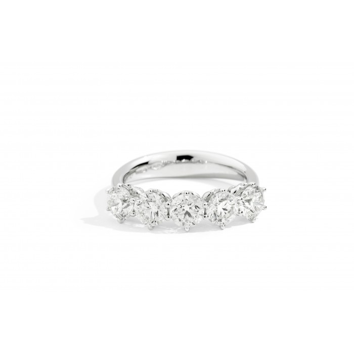 Anello fedina Recarlo Anniversary in oro e diamanti R01MZ014/065
