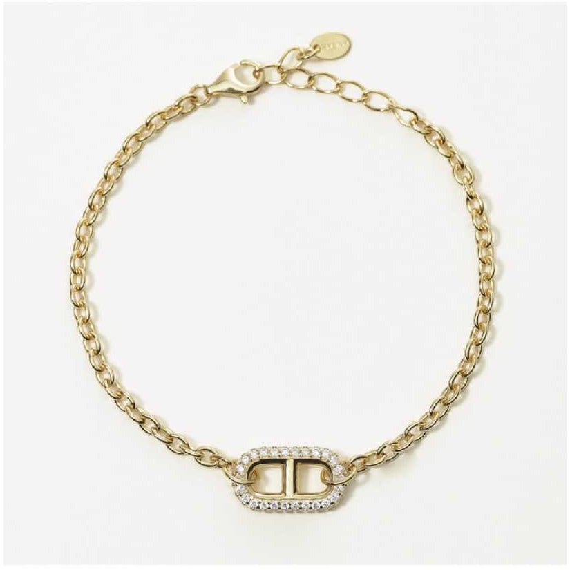 White Smoke Bracciale dorato Mabina 533550