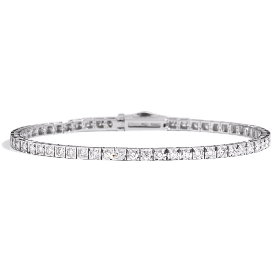 Light Gray BRACCIALE TENNIS FACE CUBE RECARLO T39SE881/D20
