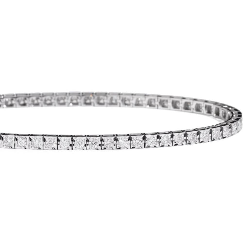 Light Gray BRACCIALE TENNIS FACE CUBE RECARLO T39SE885/D-18
