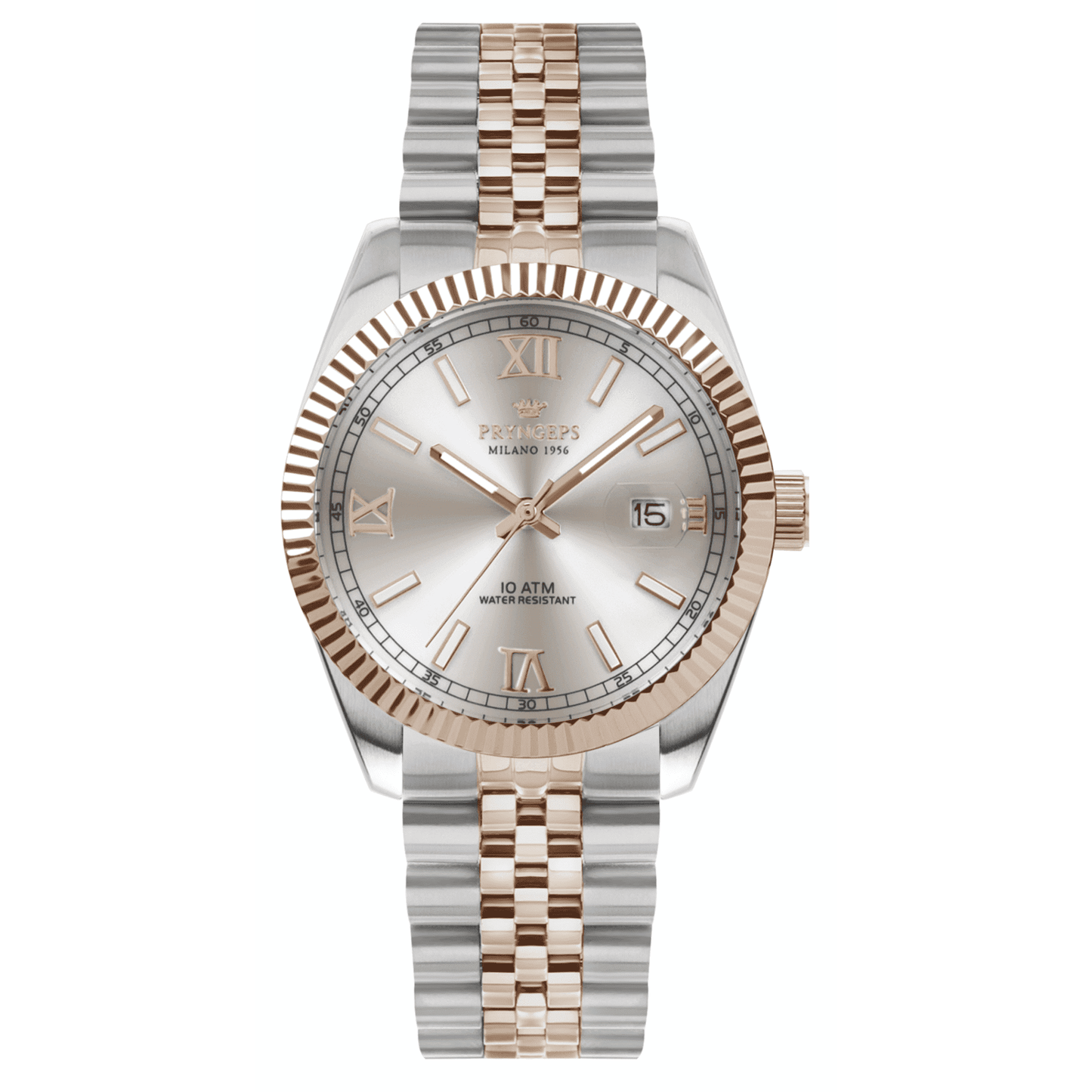 Gray OROLOGIO PRYNGEPS A822/2r QUARTZ ACCIAIO BICOLORE ERRE X DONNA