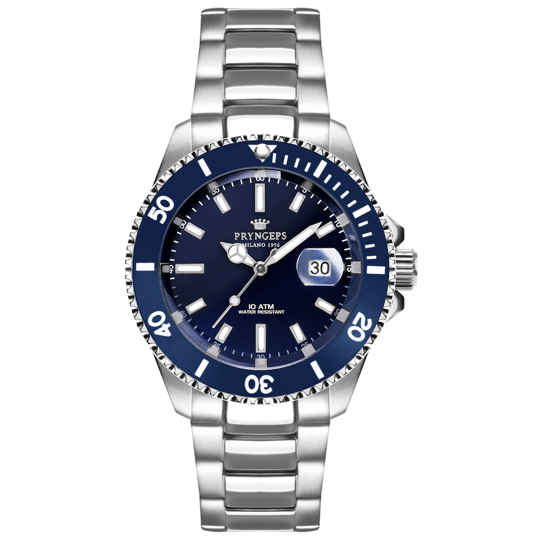 OROLOGIO PRYNGEPS A1097 QUARTZ SUB 100 MT PROFESSIONAL MEDITERRANEO