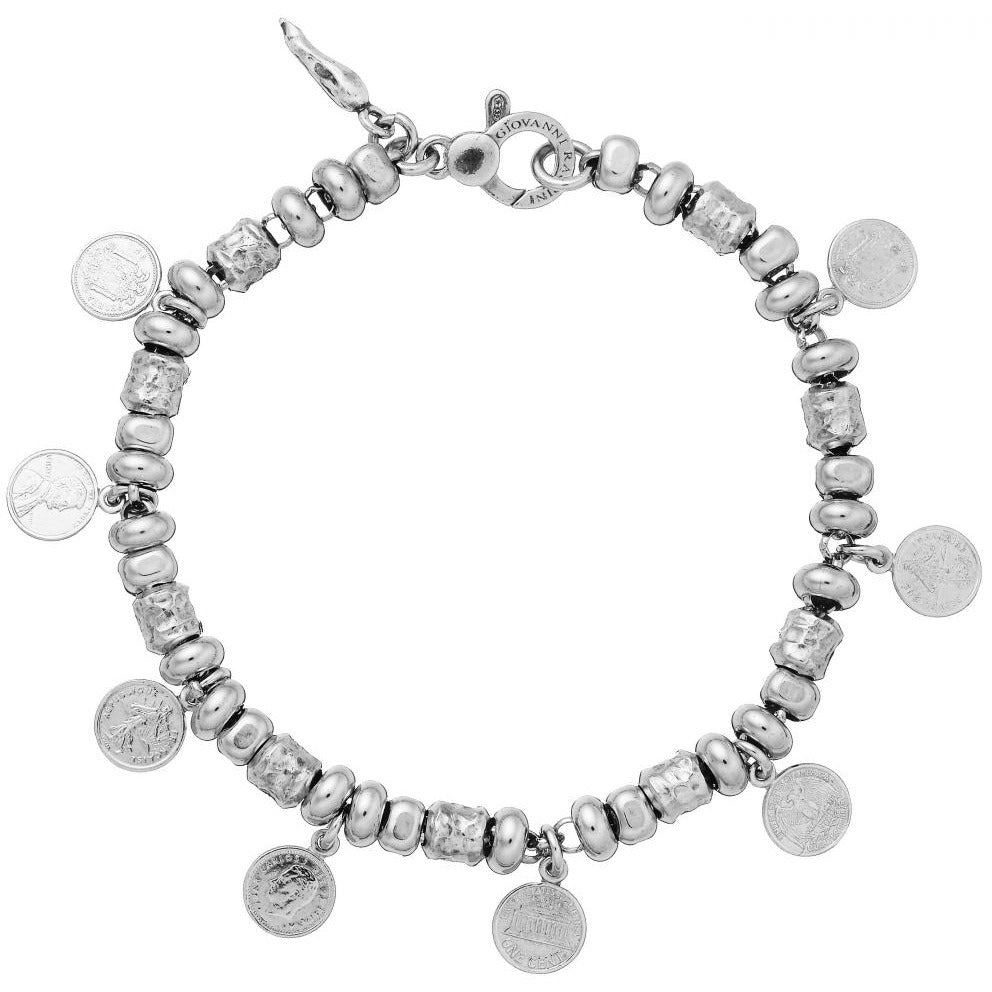 Light Gray BRACCIALE MIGNON MONETINE 10254 Giovanni Raspini