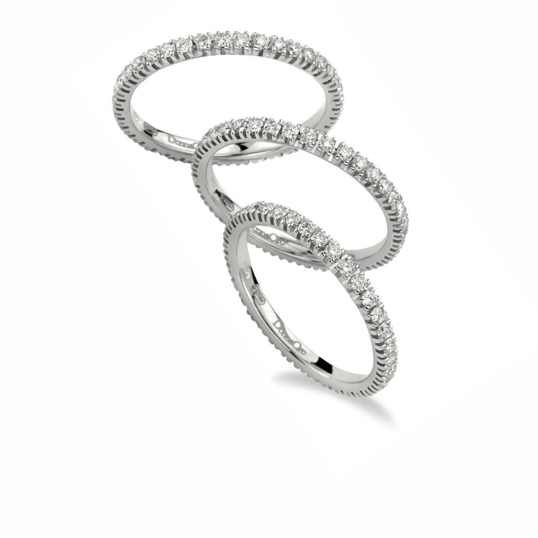 Gray Anello fedina a giro con diamanti DKAV7626.050 DonnaOro