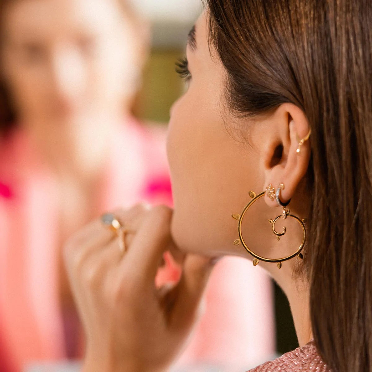 Orecchini Drops spirale Rue des Mille orz-014 m5 au