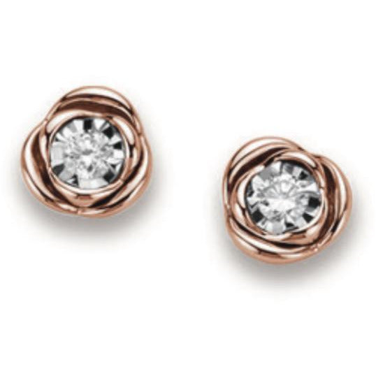 Light Gray Orecchini DonnaOro in oro con diamanti DHOL8326.006