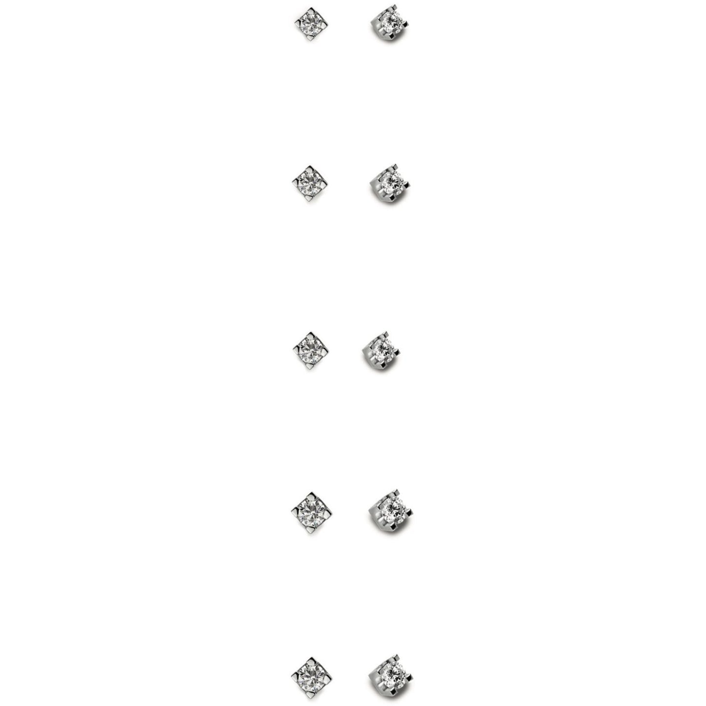 Light Gray Orecchini Punto Luce DonnaOro in oro con Brillante DHOL7174.004