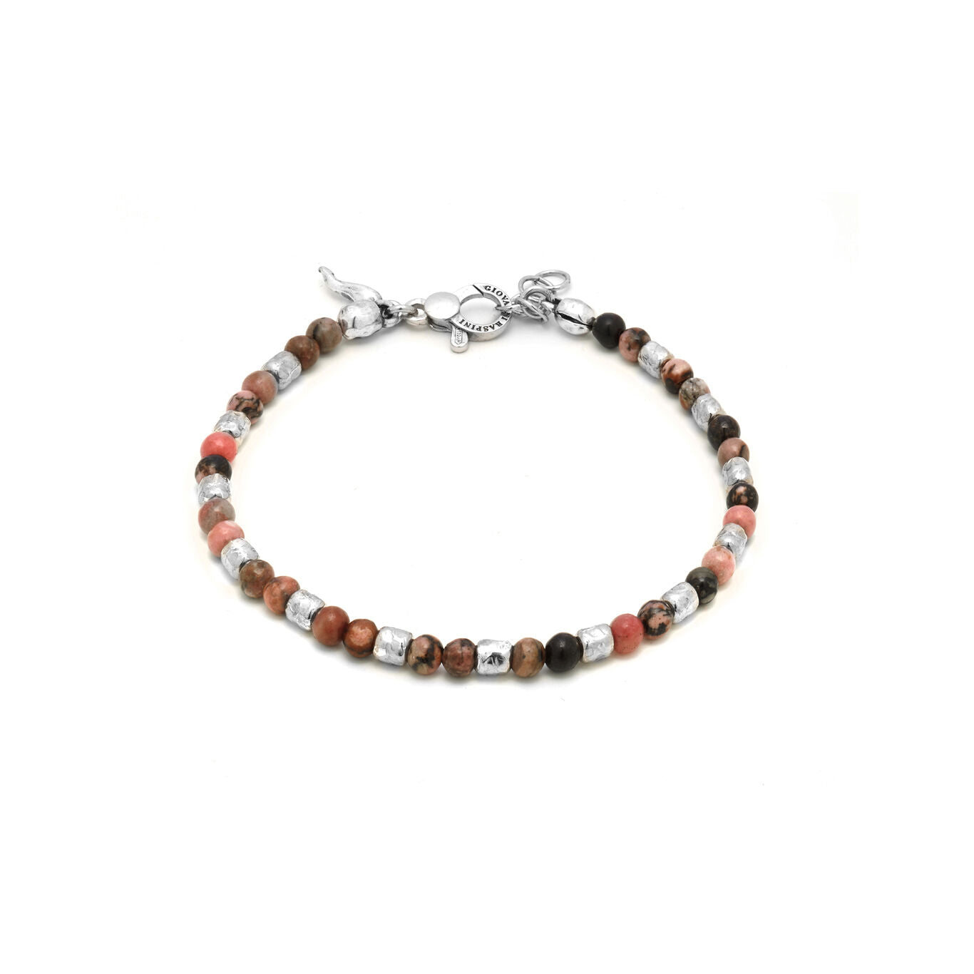 Light Gray Bracciale Tango Rodonite 11366 di Giovanni Raspini