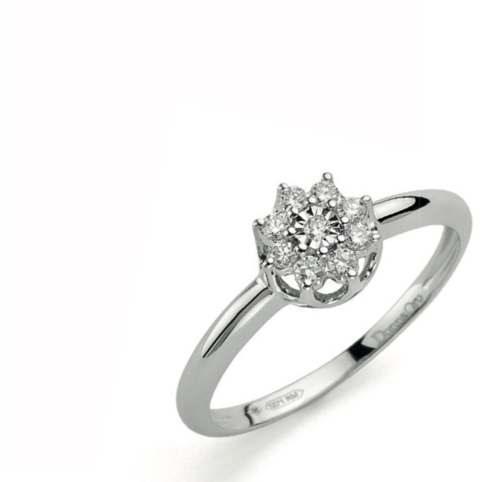 Light Gray Anello con diamanti DFAF8364.015 DonnaOro