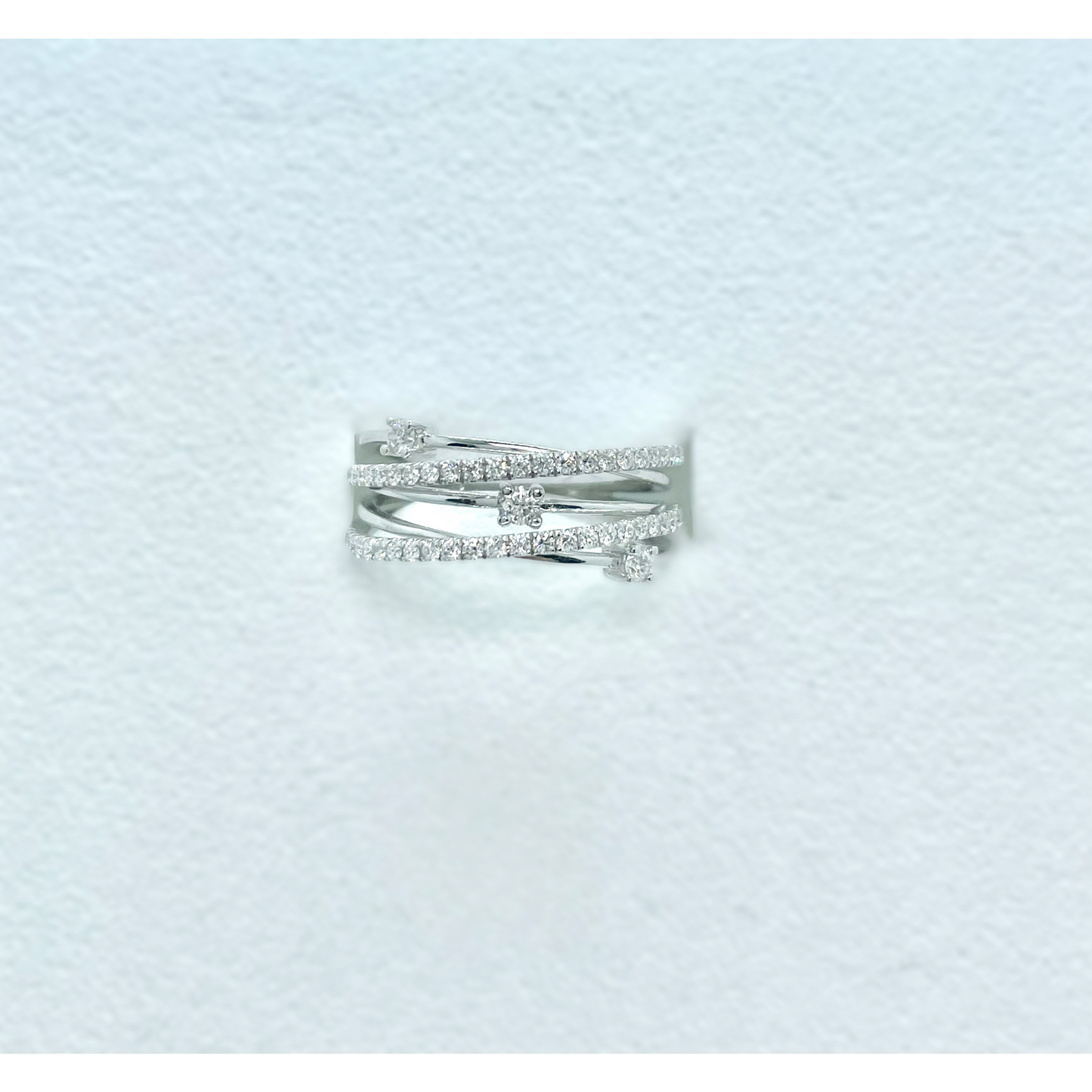 ANELLO IN ORO BIANCO E DIAMANTI GIORGIO VISCONTI ABX15841