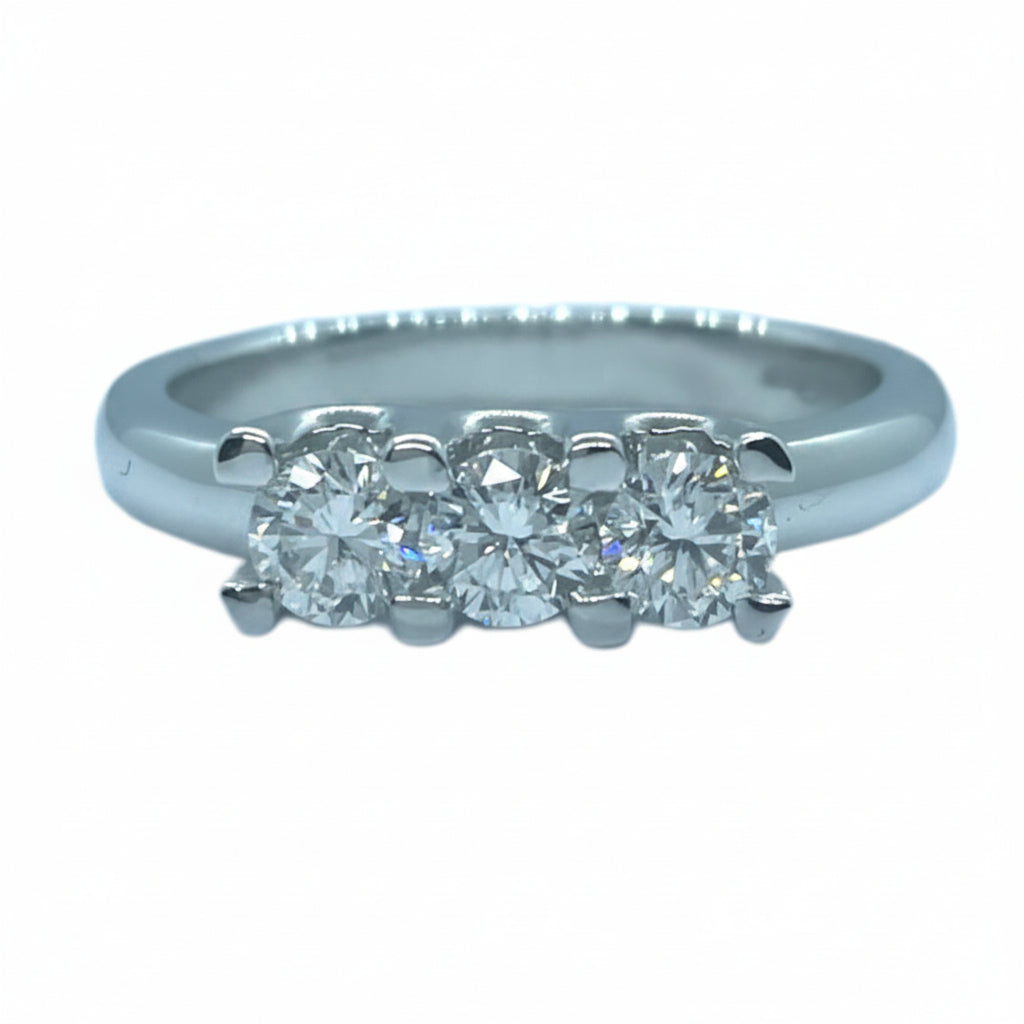 ANELLO TRILOGY IN ORO BIANCO E DIAMANTI GIORGIO VISCONTI AB12348D
