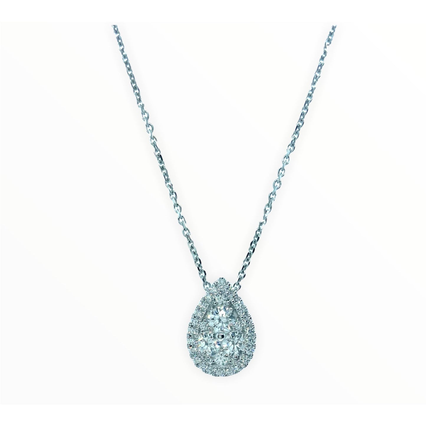 White Smoke GIROCOLLO GOCCIA IN ORO BIANCO E DIAMANTI GIORGIO VISCONTI GBX36090