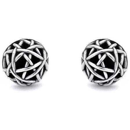 Light Gray ORECCHINI BOULE INTRECCI 11600 GIOVANNI RASPINI