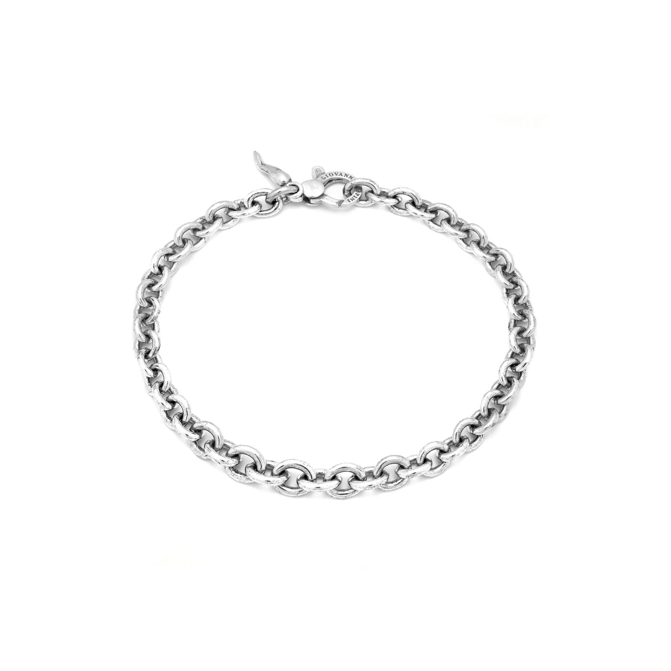 Light Gray Bracciale Catena Ovale 11339  di Giovanni Raspini