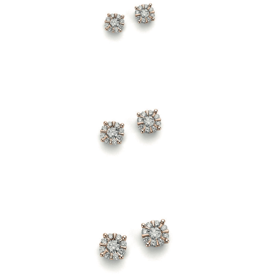 Light Gray Orecchini DonnaOro in oro con Brillante DHOF9572.012