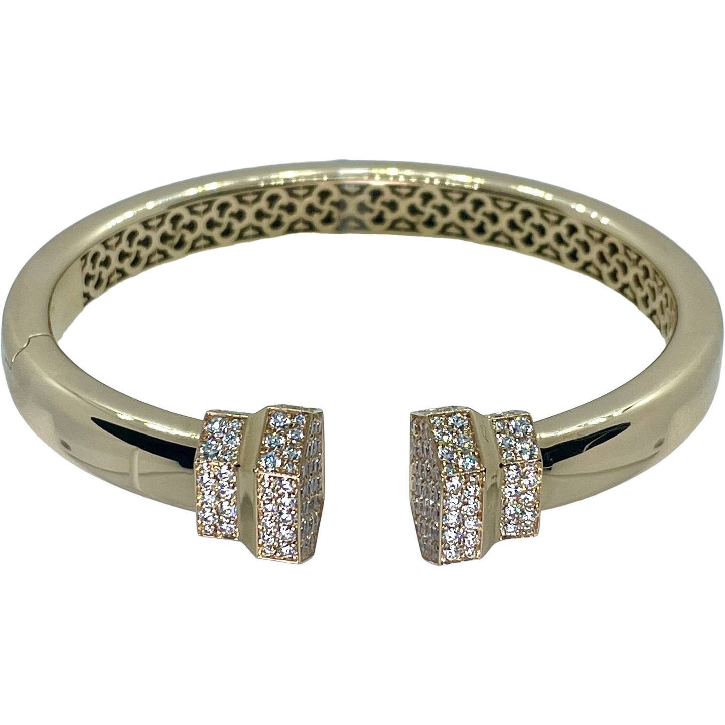 Bracciale rigido in oro e brillanti Crivelli
